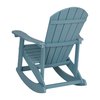 Flash Furniture 2 PK Sea Foam Poly Resin Adirondack Rocking Chairs JJ-C14705-SFM-2-GG